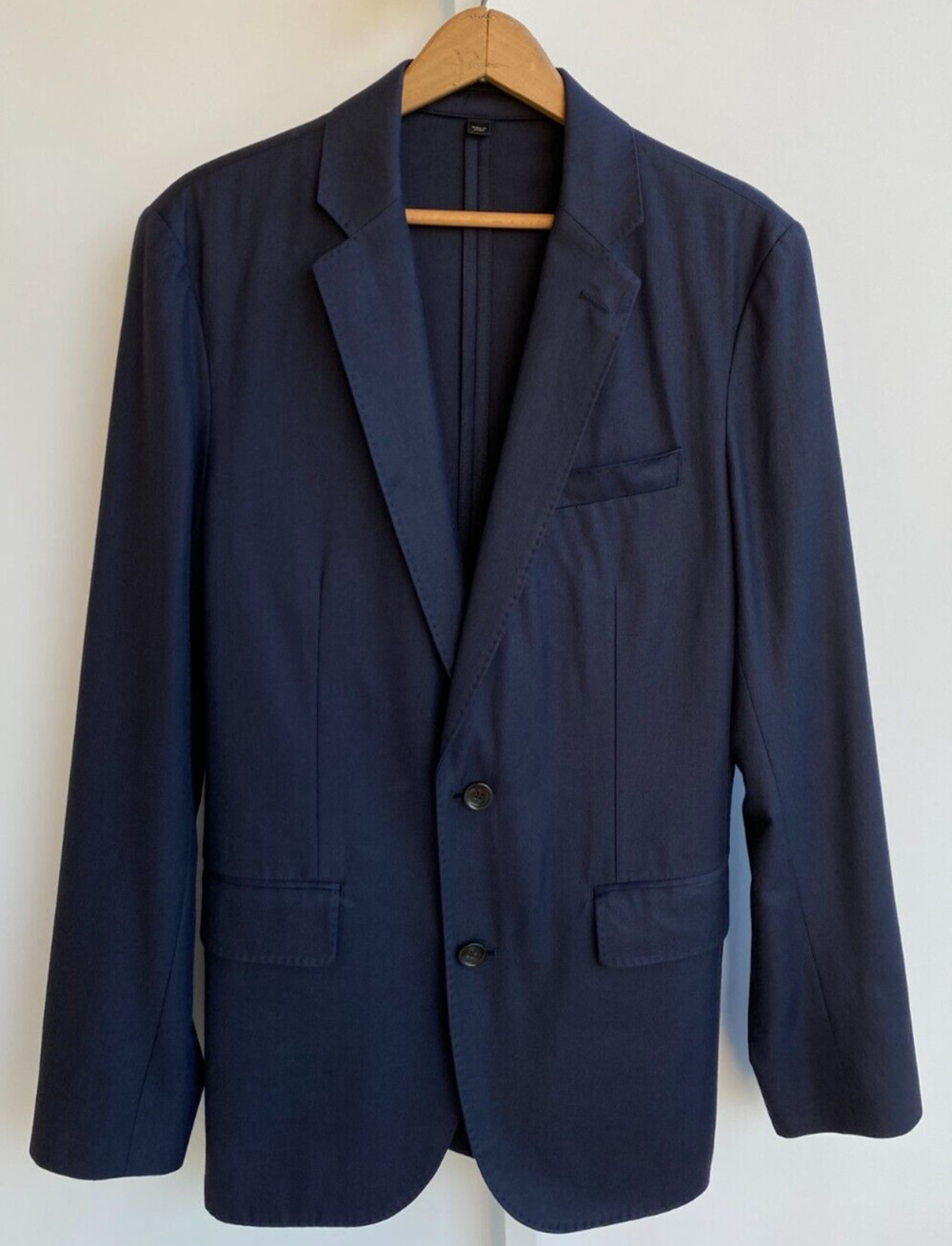 J. CREW LUDLOW SLIM FIT BLAZER JACKET SLATE GRAY AMERICAN WOOLEN COMPANY 36R
